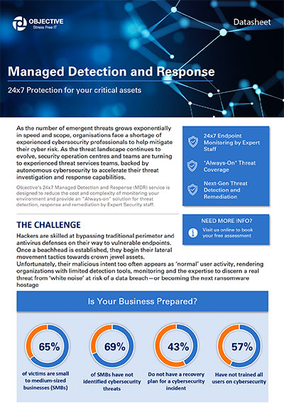 Managed Detection and Responce Infosheet 
